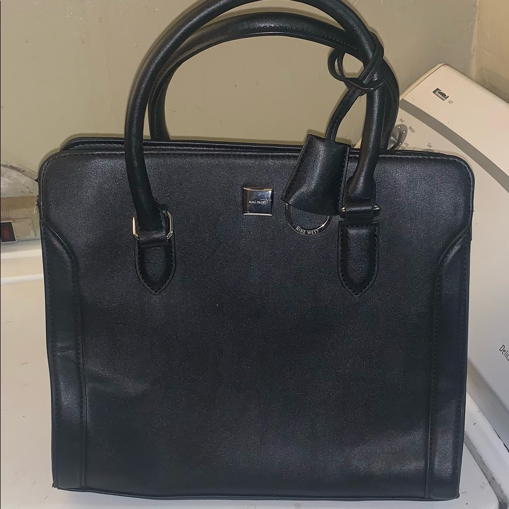 Nine West Women Satchel - Black
